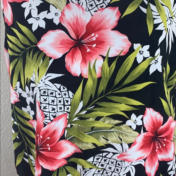 Maggie Sweet bright tropical print sleeveless top - Picture 3 of 6